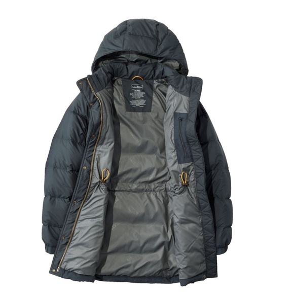 L.L.Bean Women's Mountain Classic Down Parka Winter Coat Black Insulated Small - Picture 10 of 16